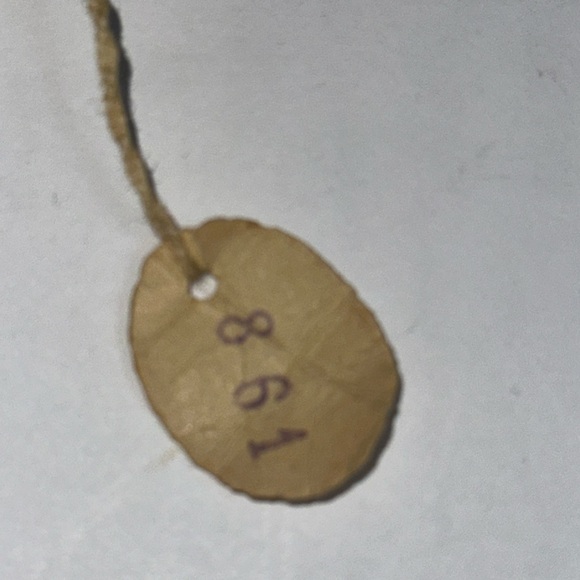 Vintage 15.5" Millefiori Glass Bead Choker Necklace Made in India White Beads - Picture 8 of 8